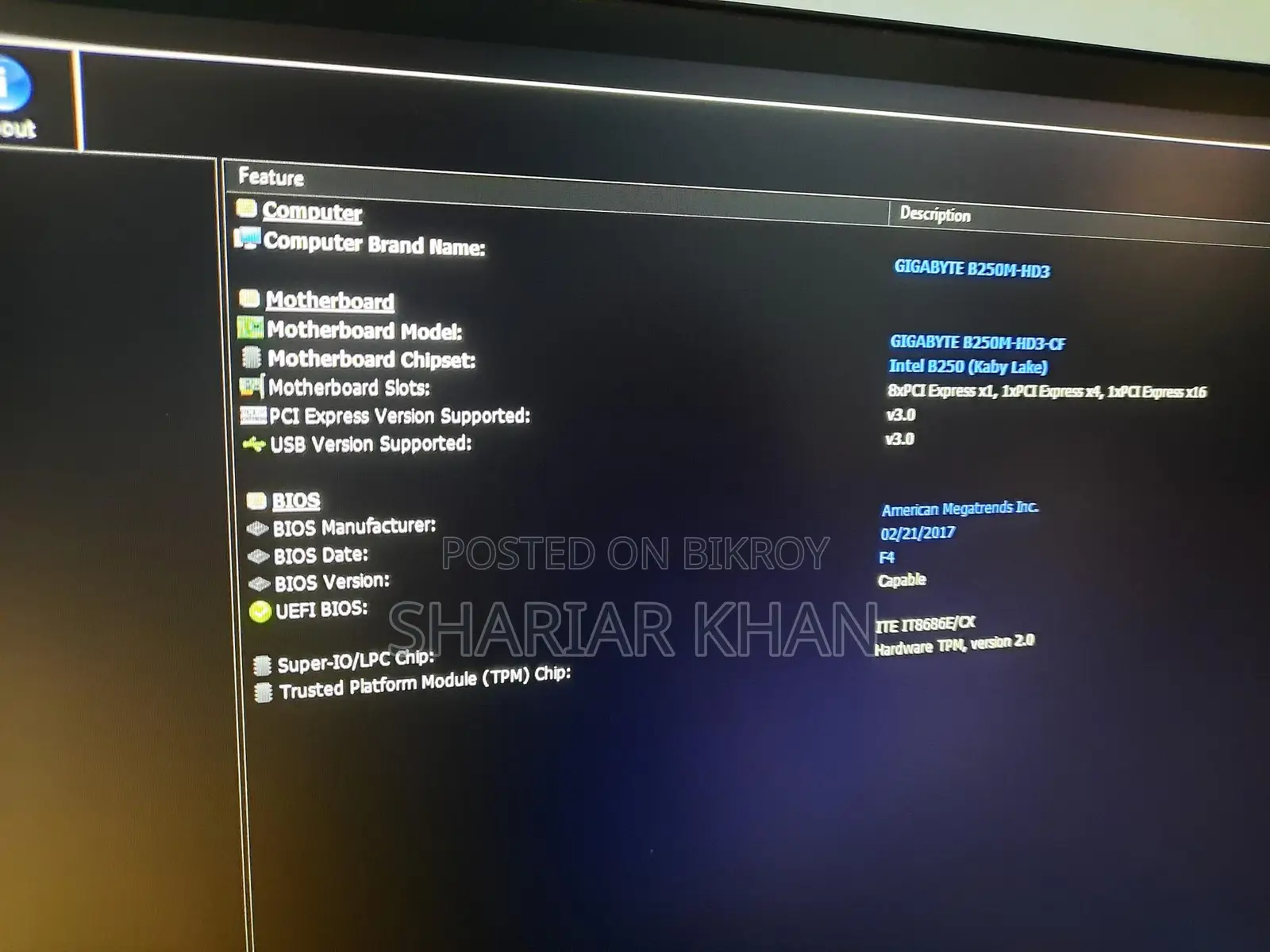 Intel Core I5 7500 7th Gen + Gygabite B250m Hd3 Motherboard