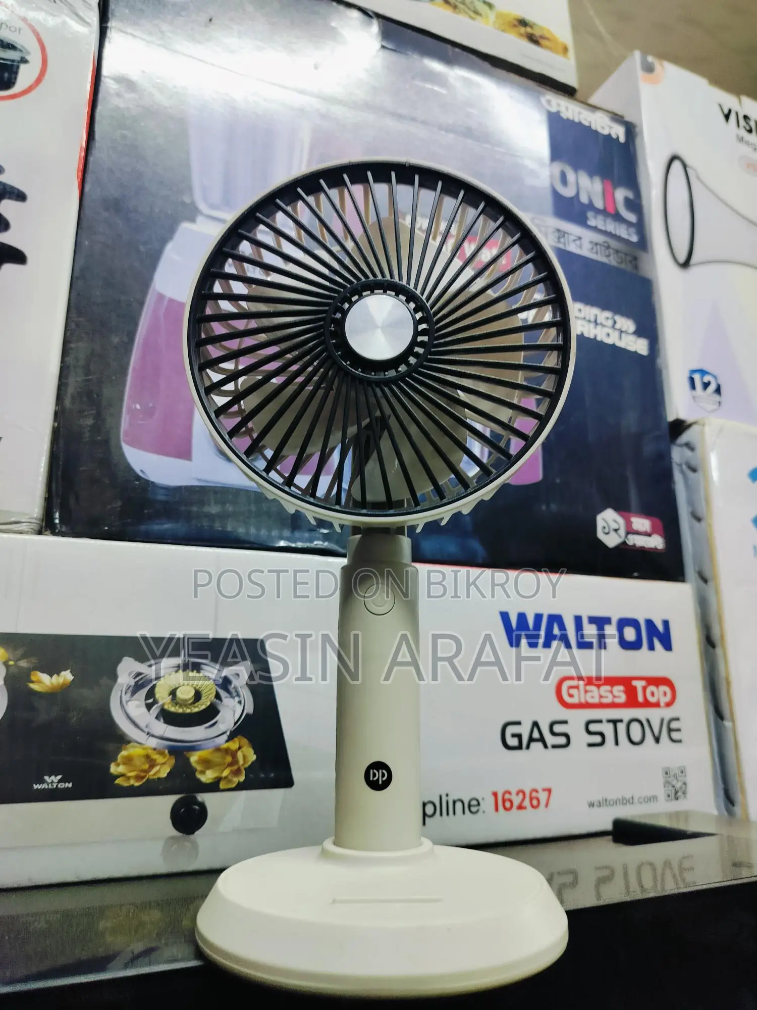 Rechargeable Hand/Desk Fan / Mini Fan