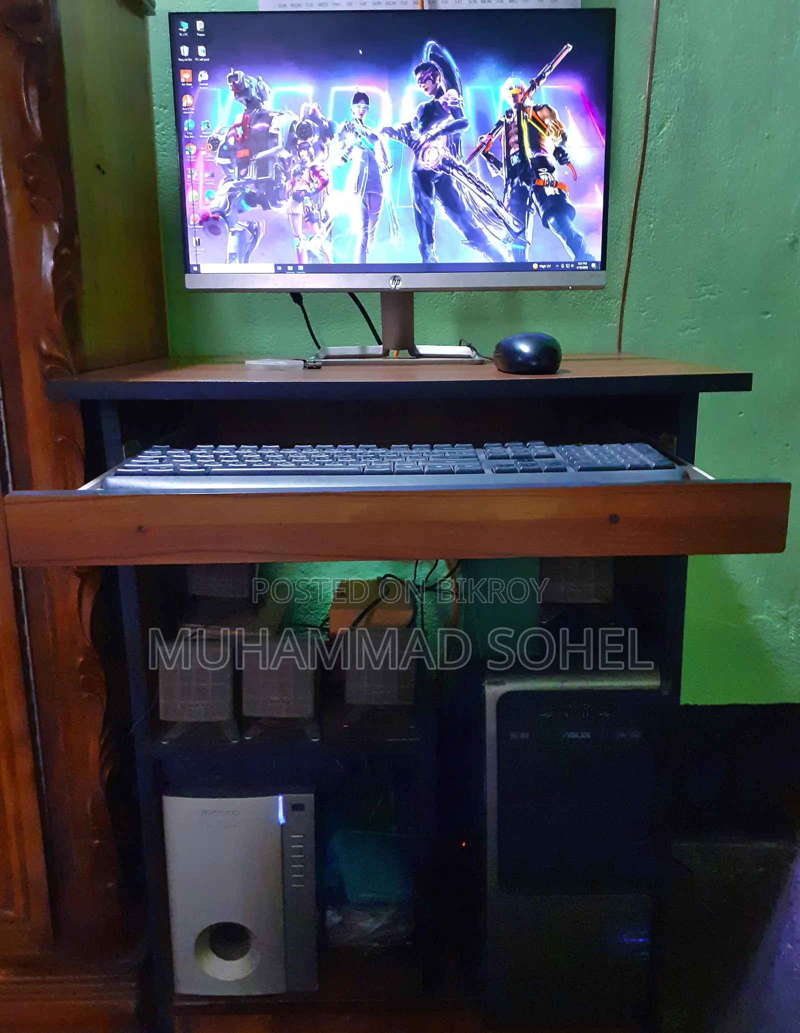 Core i5 Full Setup (12GB RAM + 256GB SSD HP 22" Monitor)