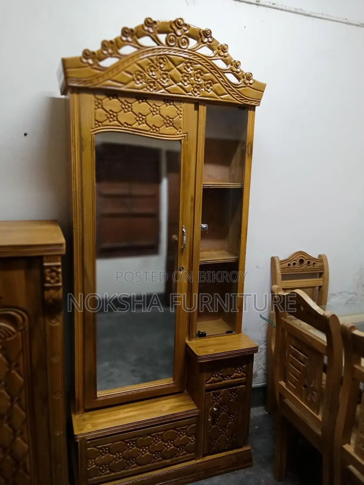 Premium Chittagong Teak Dressing Table – Direct from Factory