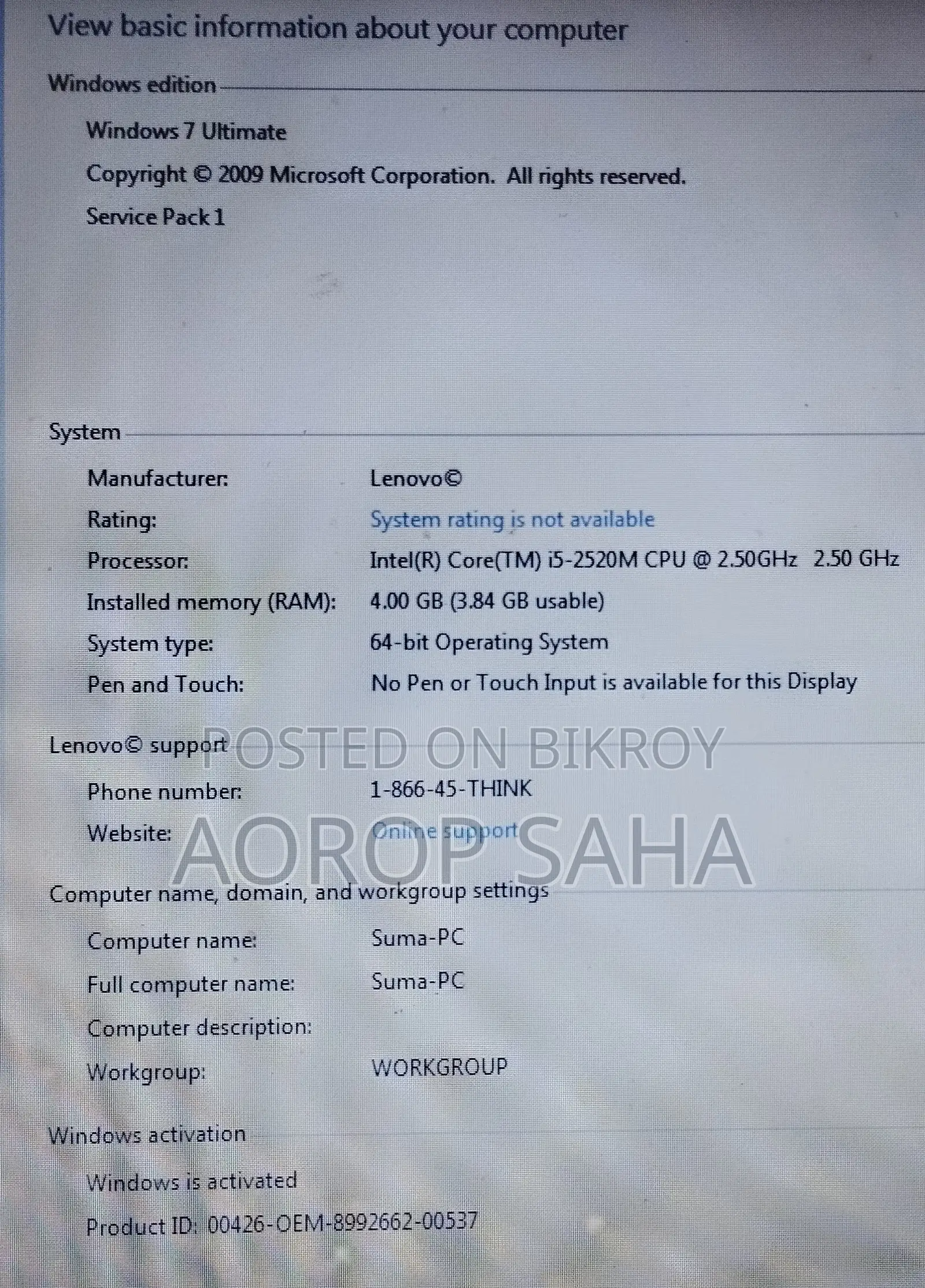 Lenovo L420 Laptop Urgent Sale