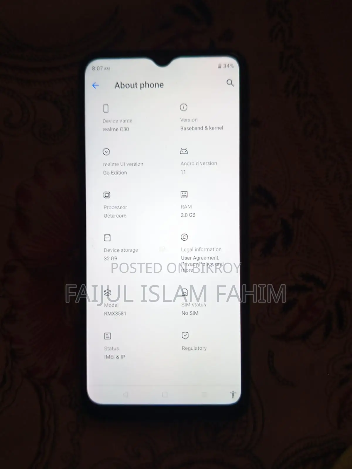 Realme C30 (Used)