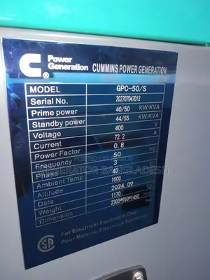 50 kVA Cummins Generator USA | Maximize comfort and productivity