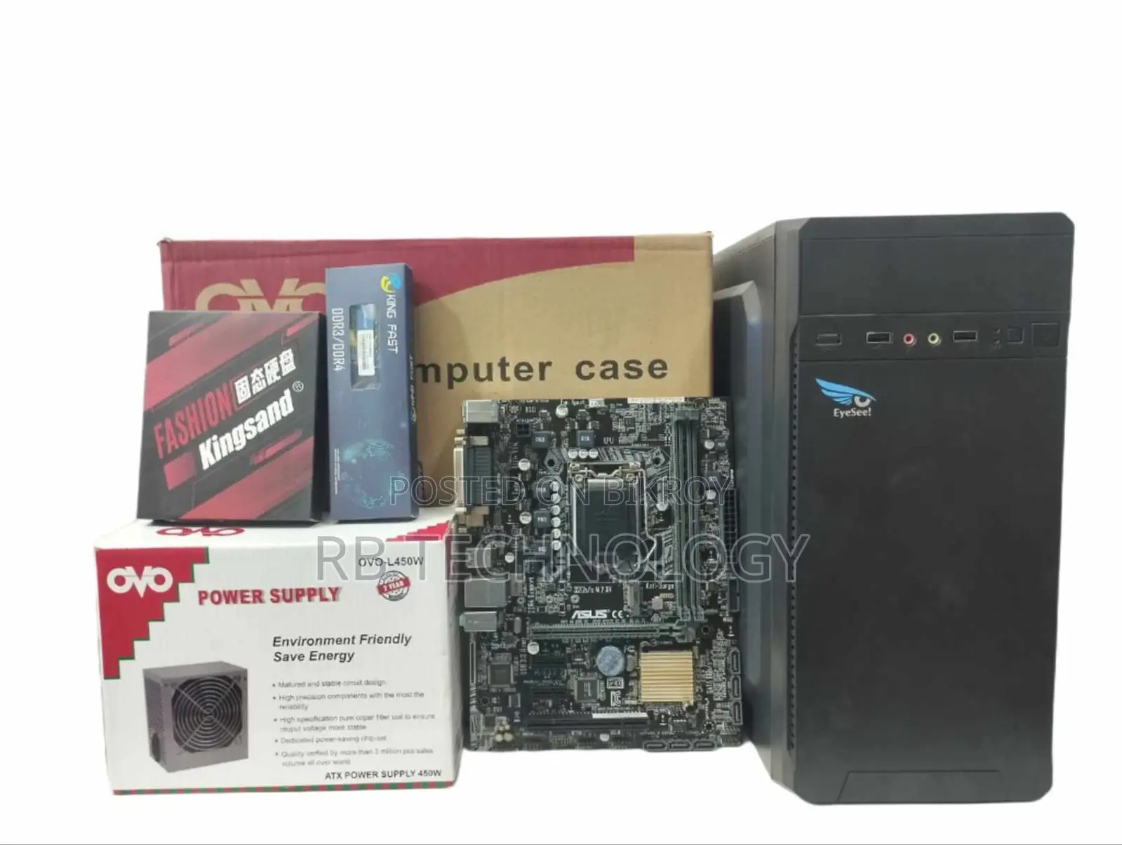 Core i3-7th Gen PC 8GB DDR4 & 128GB SSD with 3-Year Warranty
