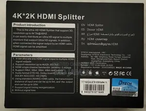 For Sale: Brand New Dtech 4k Hdmi Splitter (2 Pcs)