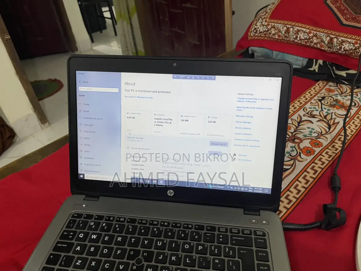 HP Elite Book 840 G2 i5 5th gen