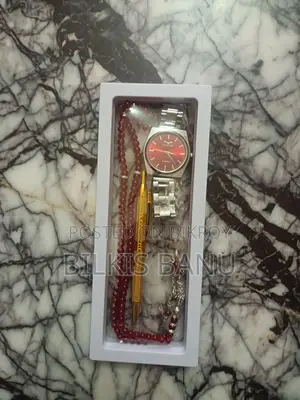 Saudi থেকে আনা Eagle Time 3 in 1 Gift Set – ঘড়ি + তাসবিহ কলম