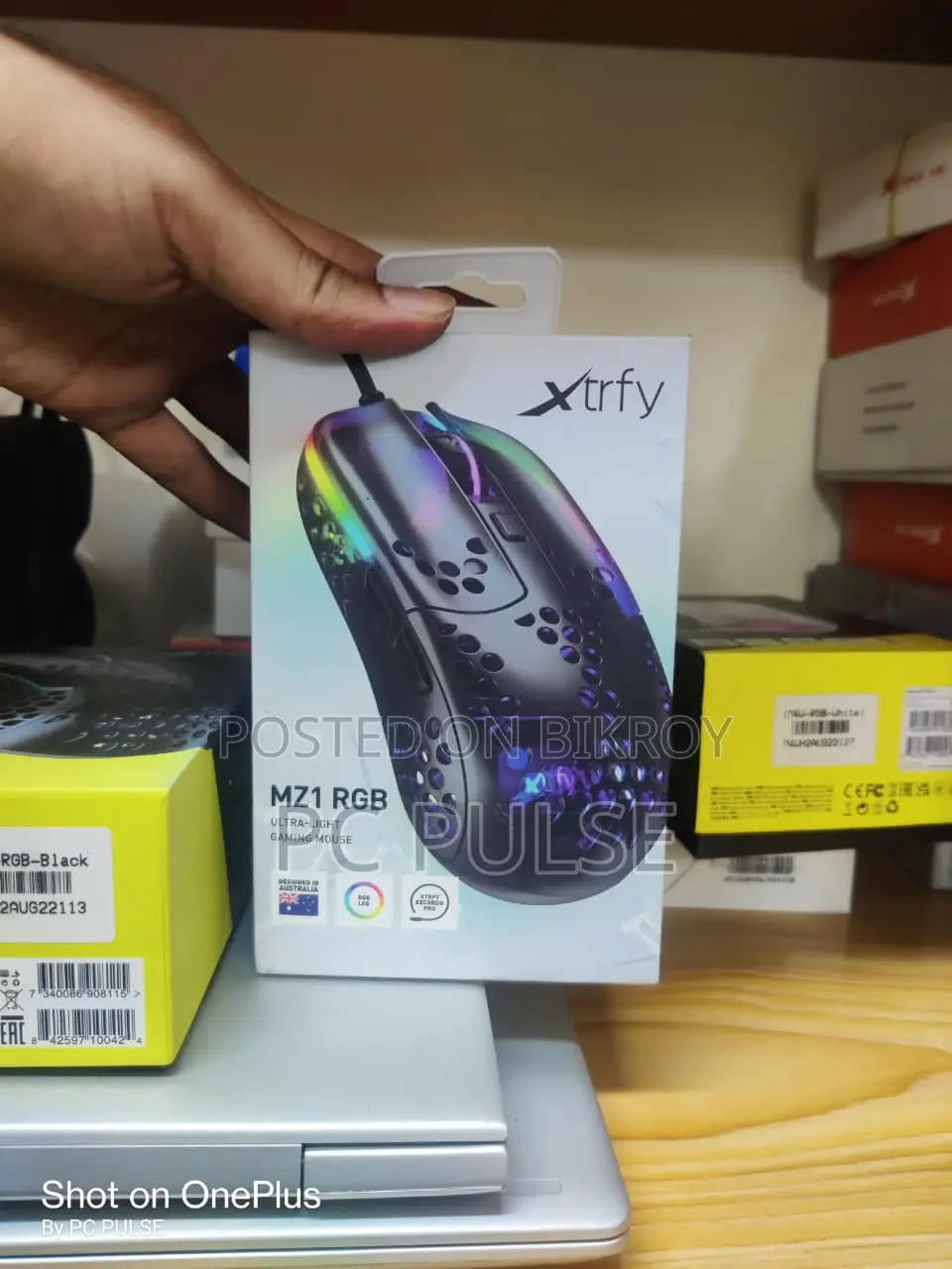 Xtrfy MZ1 RGB গেমিং মাউস (রকেট জাম্প নিনজা দ্বারা ডিজাইনকৃত)