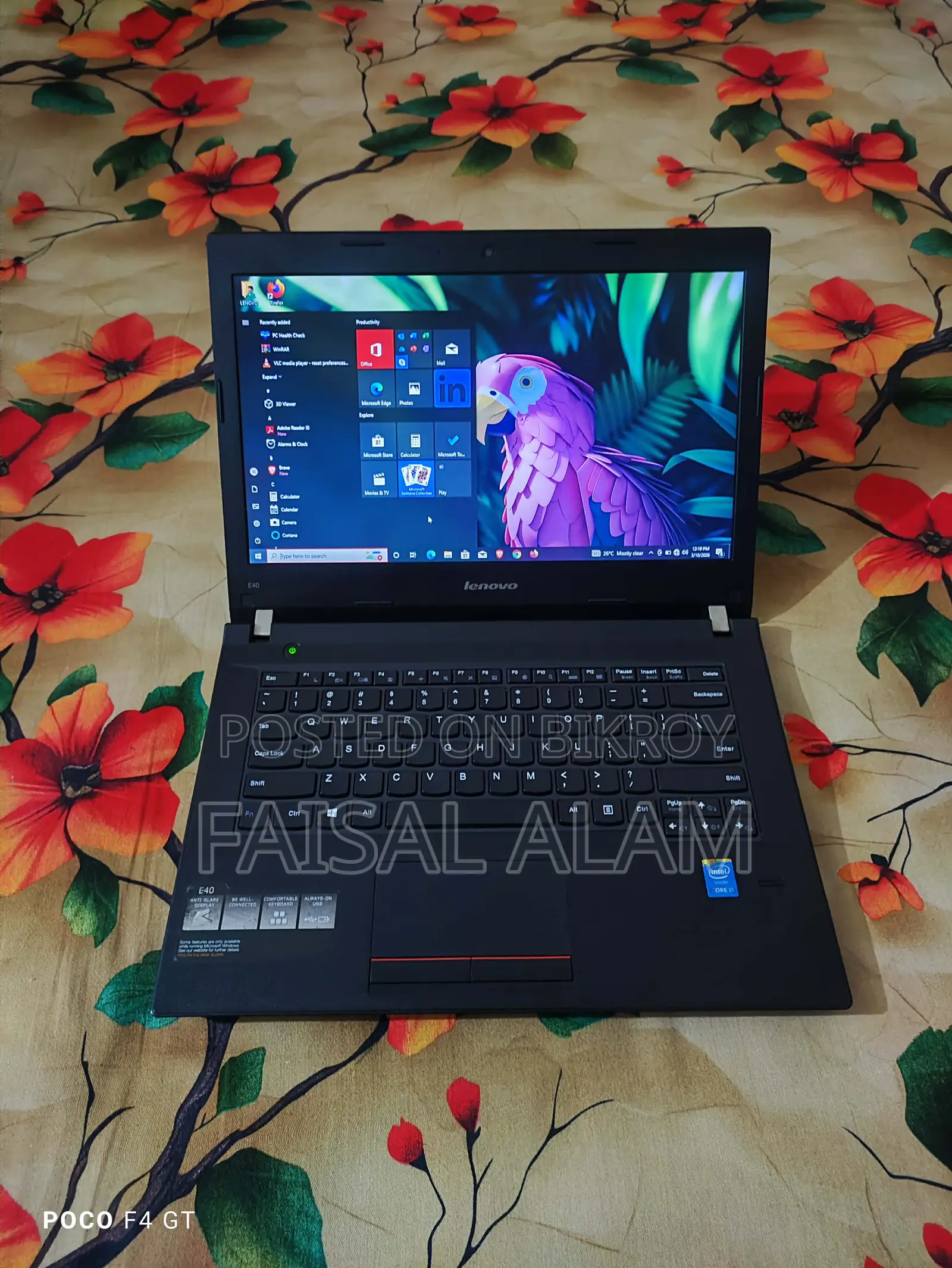 Fresh Lenovo Ideapad E40