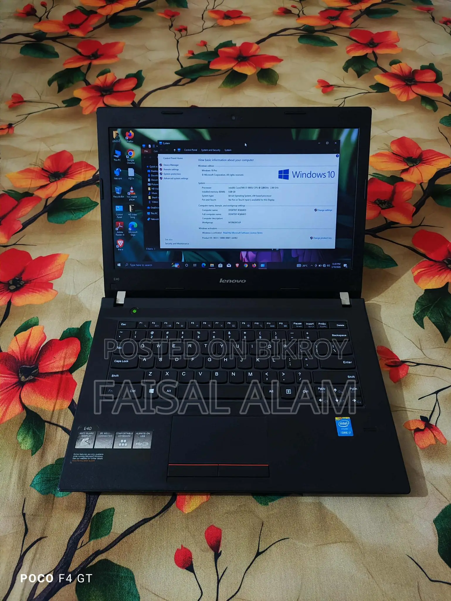 Fresh Lenovo Ideapad E40