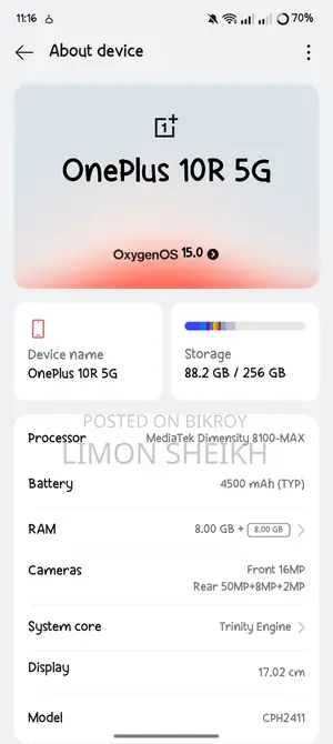 OnePlus 10 R (Used)