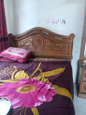 Chittagong Teak Wood Bed (Double Bed)