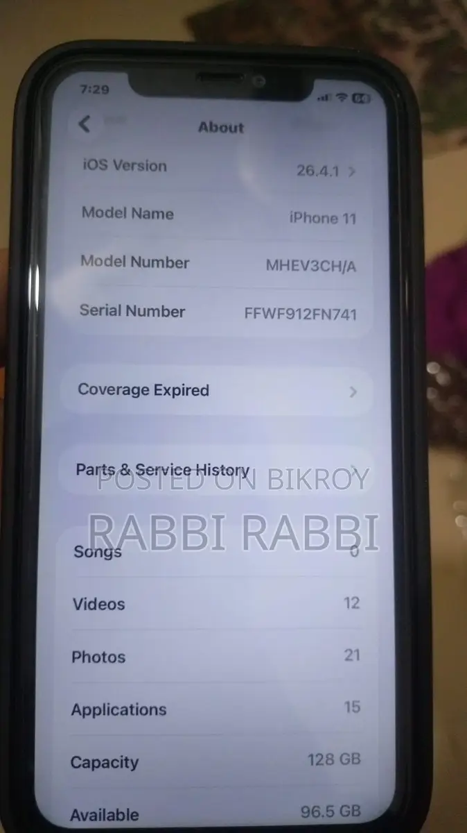 Apple iPhone 11 . (Used)