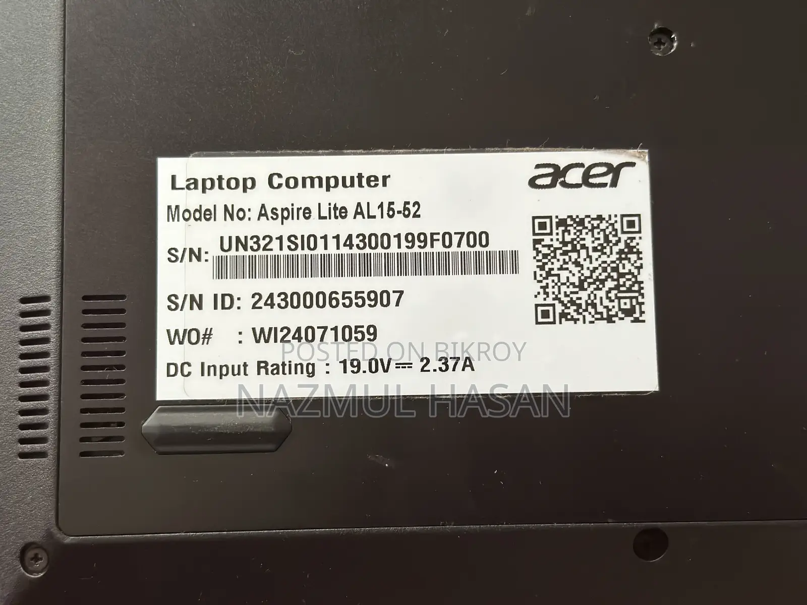 Acer laptop