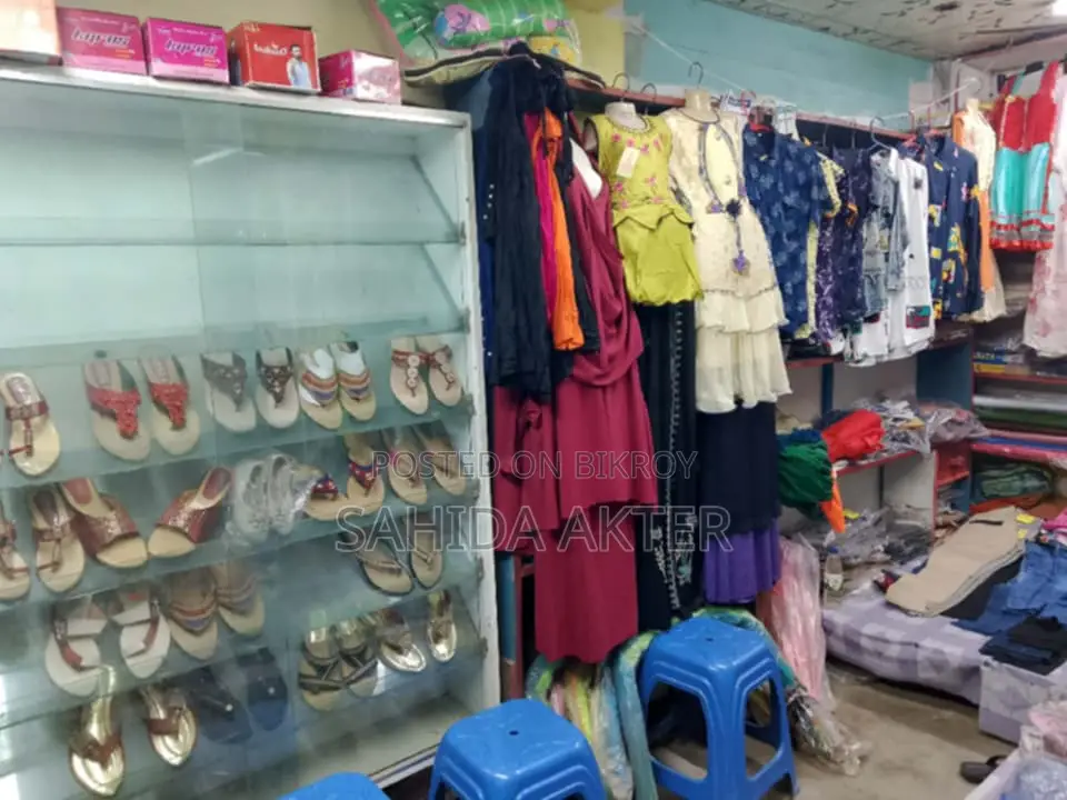 Shop display with all items for sale