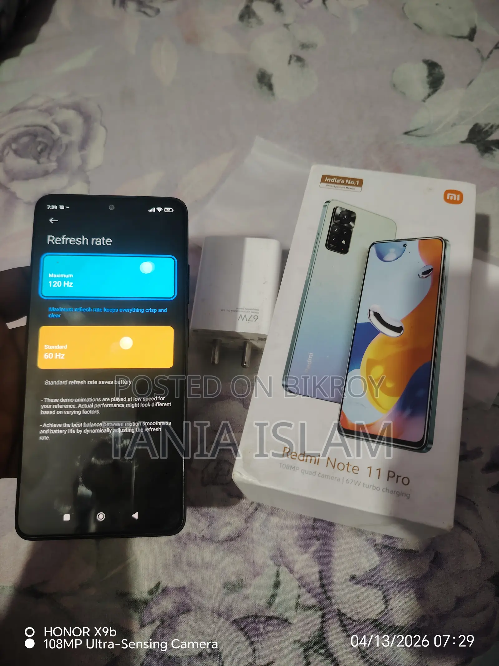 Xiaomi Redmi Note 11 Pro 6/128 full box (Used)