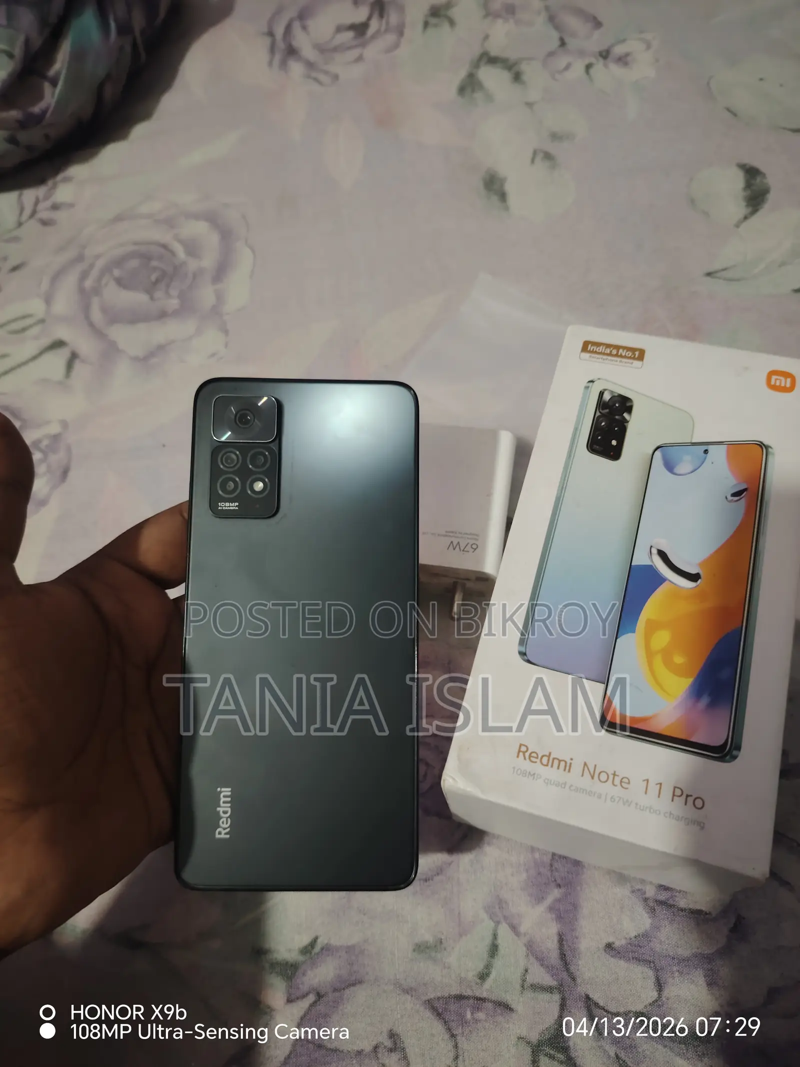 Xiaomi Redmi Note 11 Pro 6/128 full box (Used)
