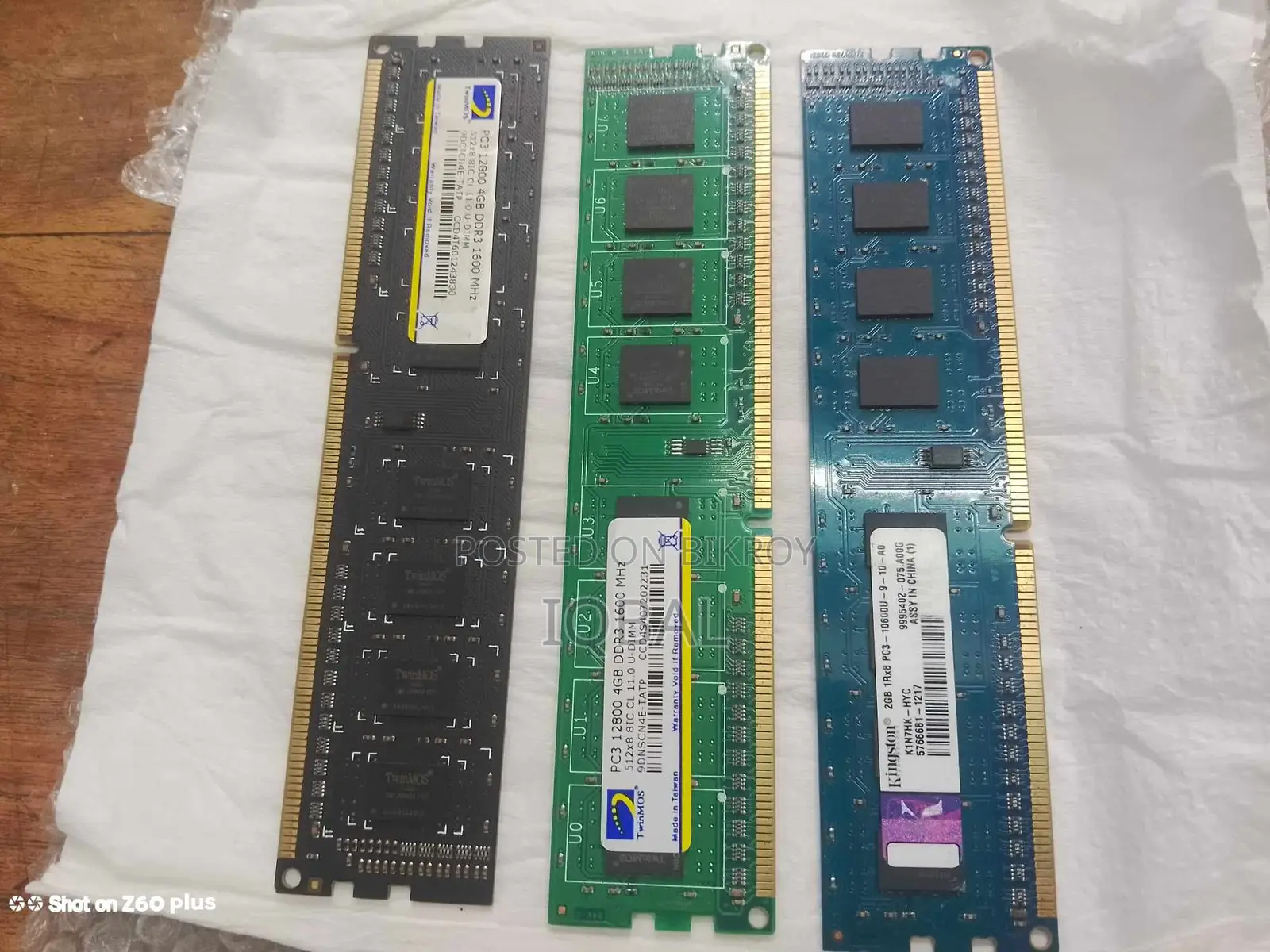 Ddr3 Ram 10 Gb (4+4+2) 1600mhz
