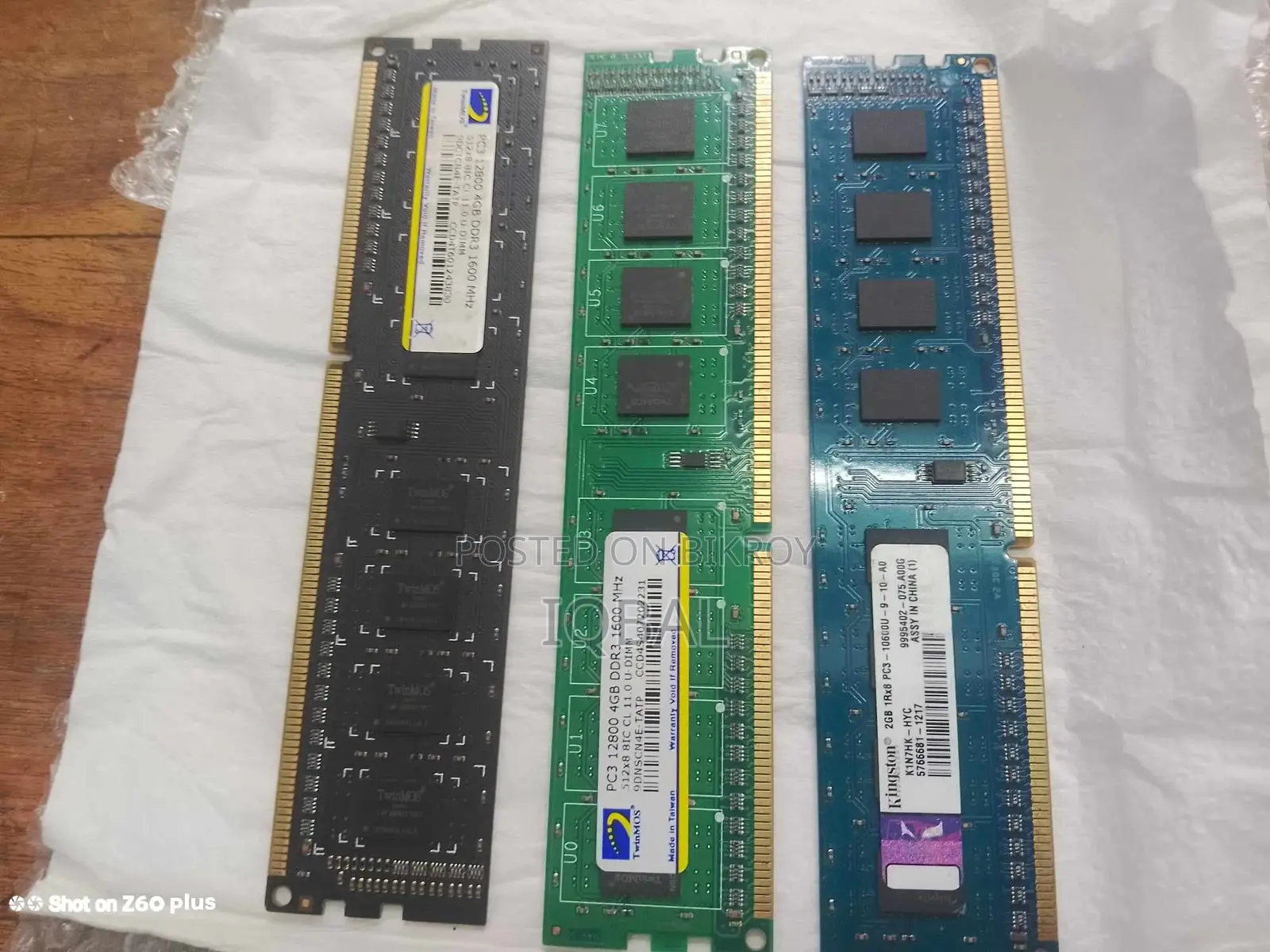 Ddr3 Ram 10 Gb (4+4+2) 1600mhz