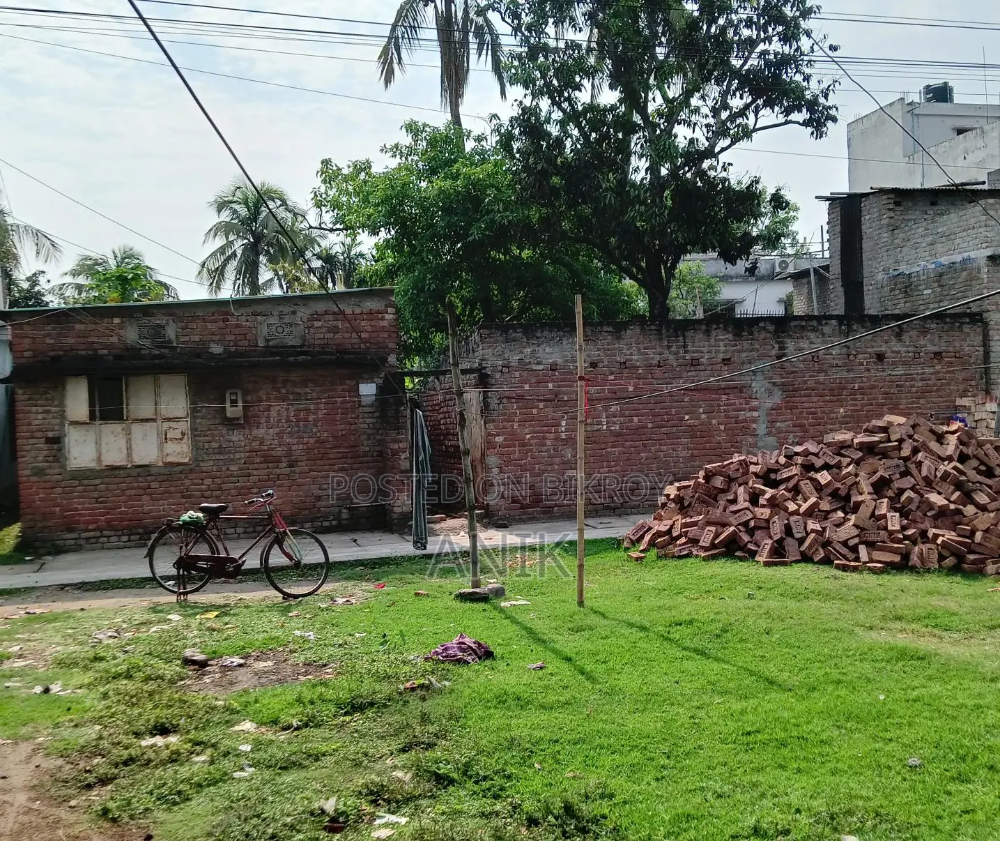 Three Katha Land with House for Sale.