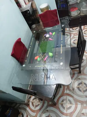 Glass Er Dining Table And Chair