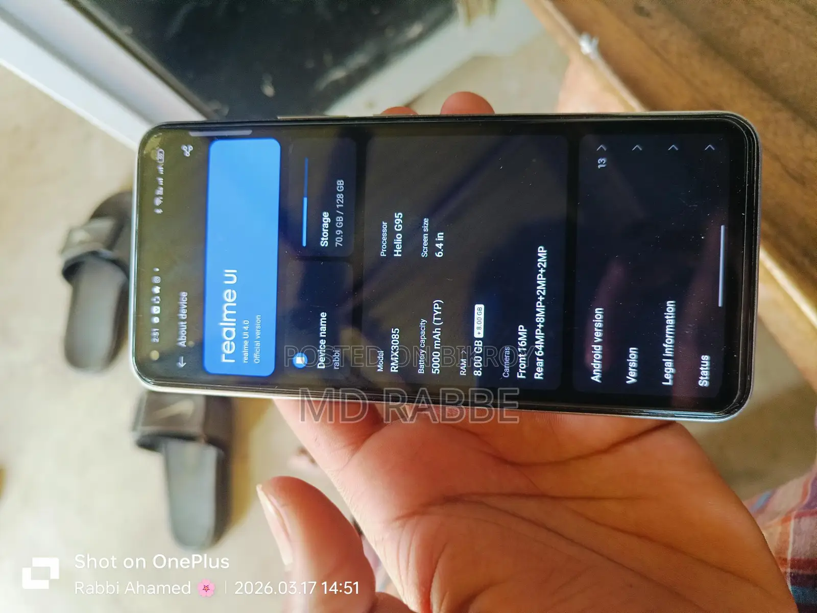 Realme 8 . (Used)