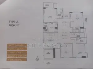 Land Share 2000 sq ft Flat for Sale at a Very Affordable Price.