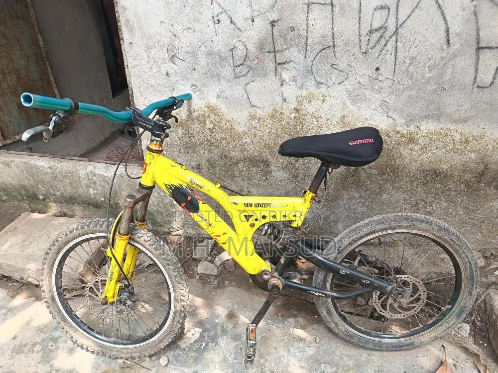 Cycle with Disc Brakes in Fresh Condition
