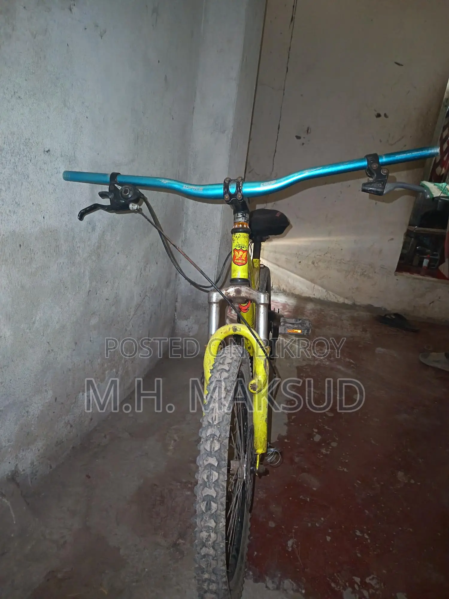 Cycle with Disc Brakes in Fresh Condition
