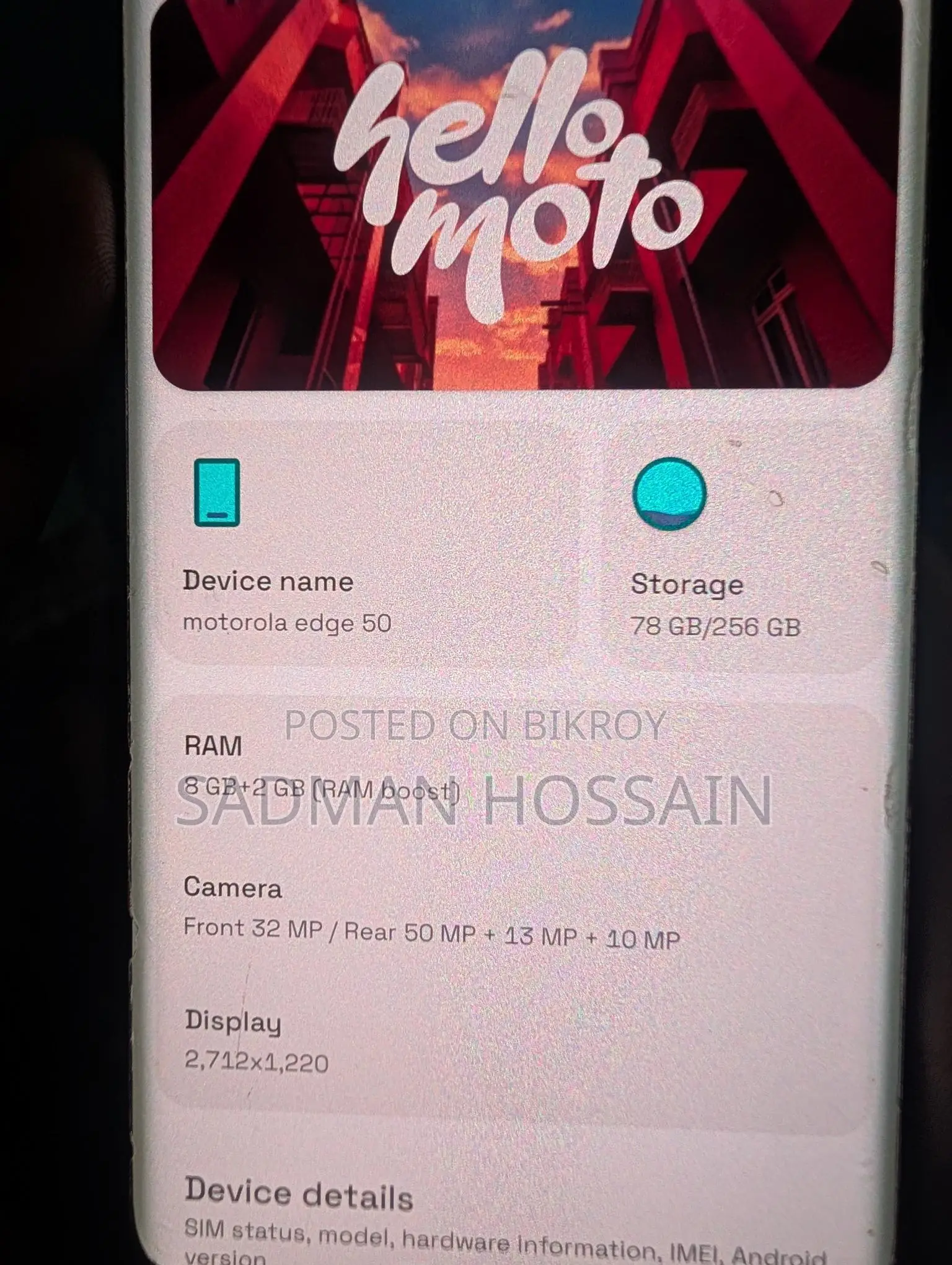 Motorola Edge 50 (Used)
