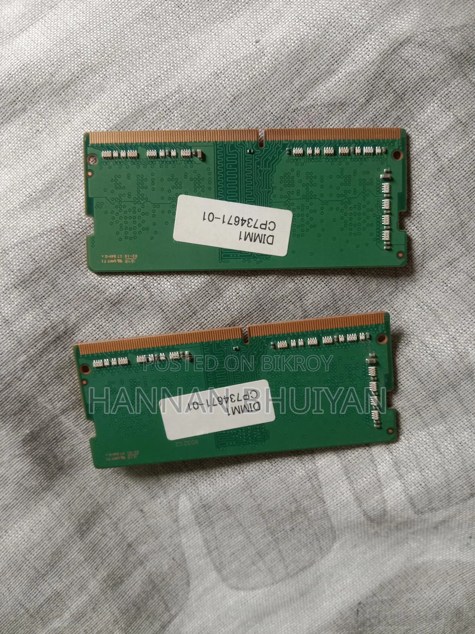 Samsung Ram Ddr4 2+2=4 Gb