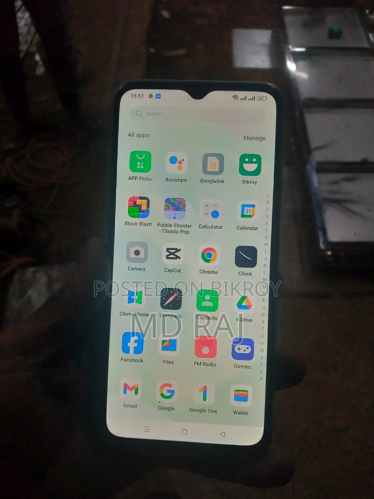 OPPO A15 . (Used)