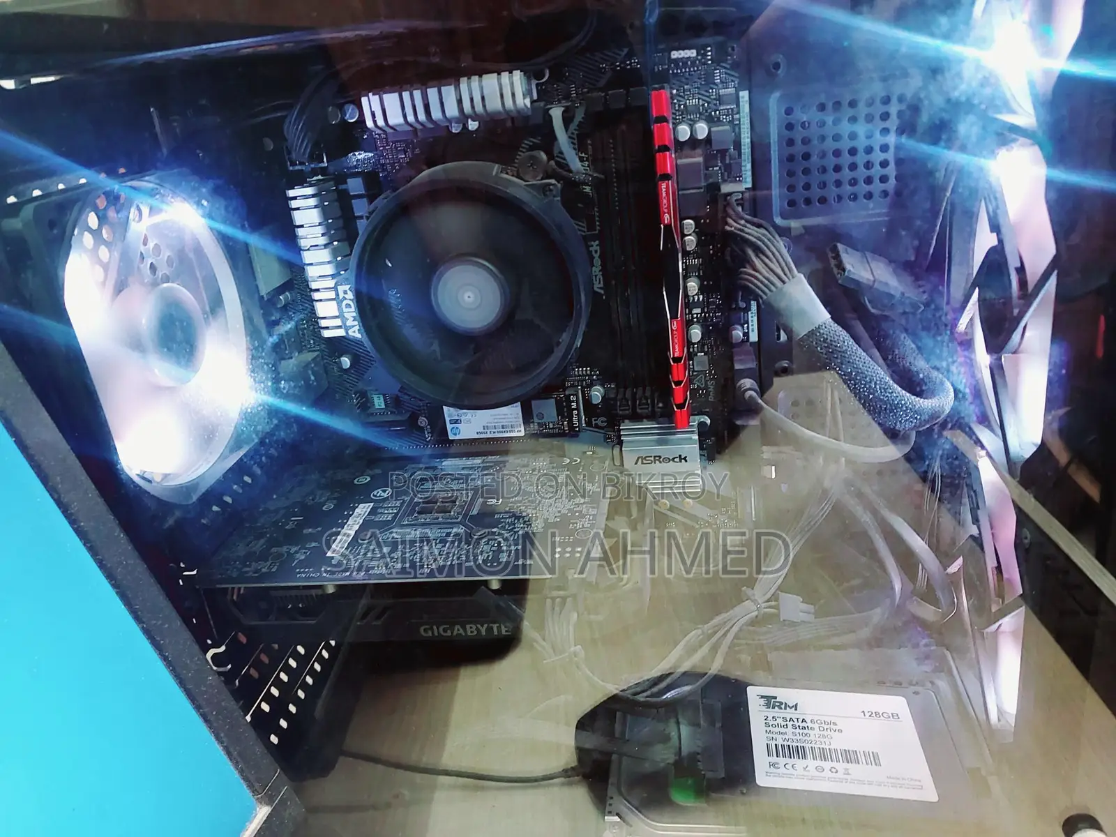 Desktop Computer 8GB AMD Ryzen 5 HDD+SSD 2T