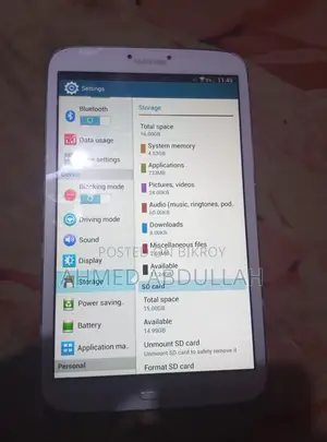 Samsung Tab 3 Used