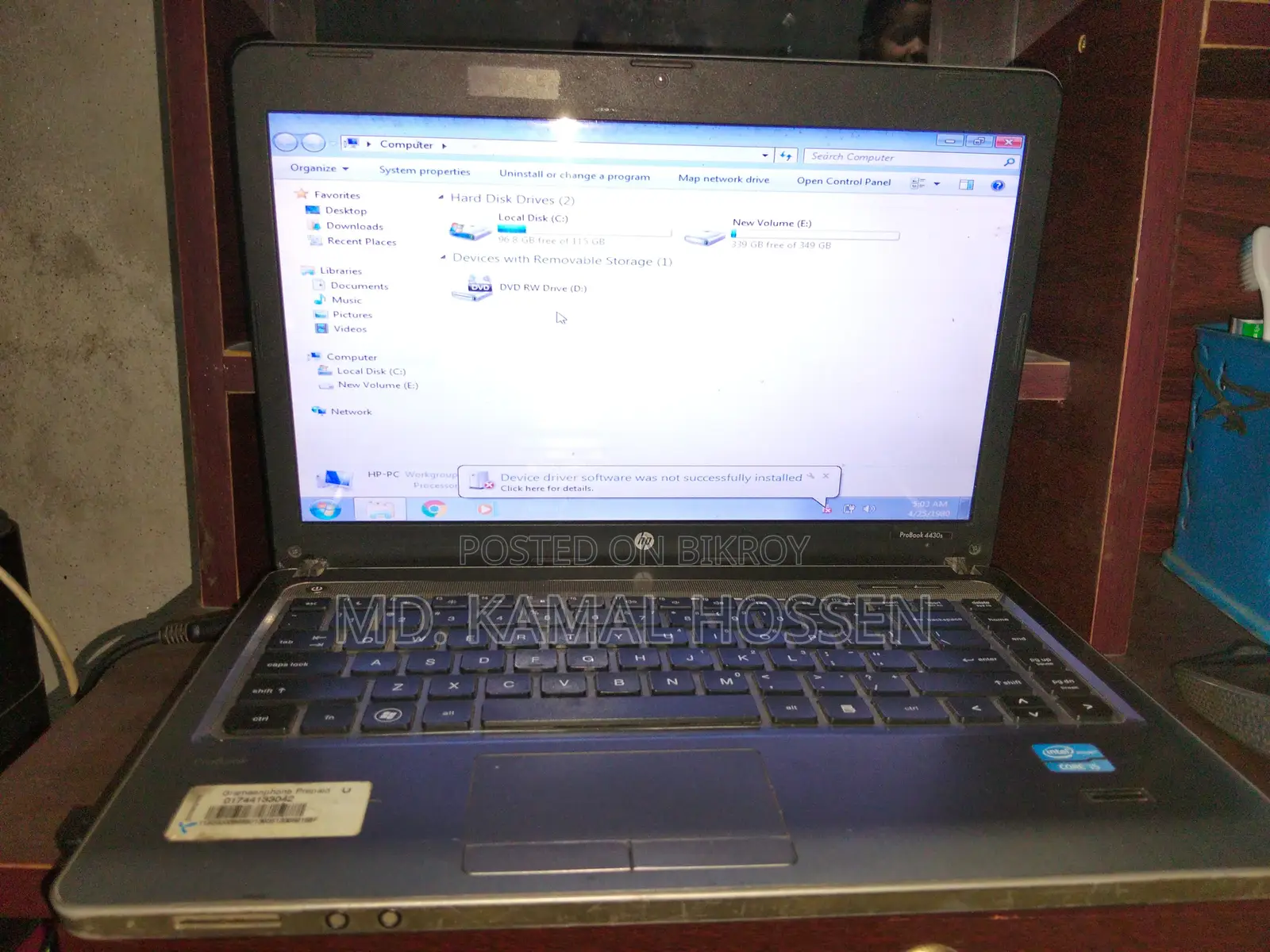Hp Laptop I5 2nd