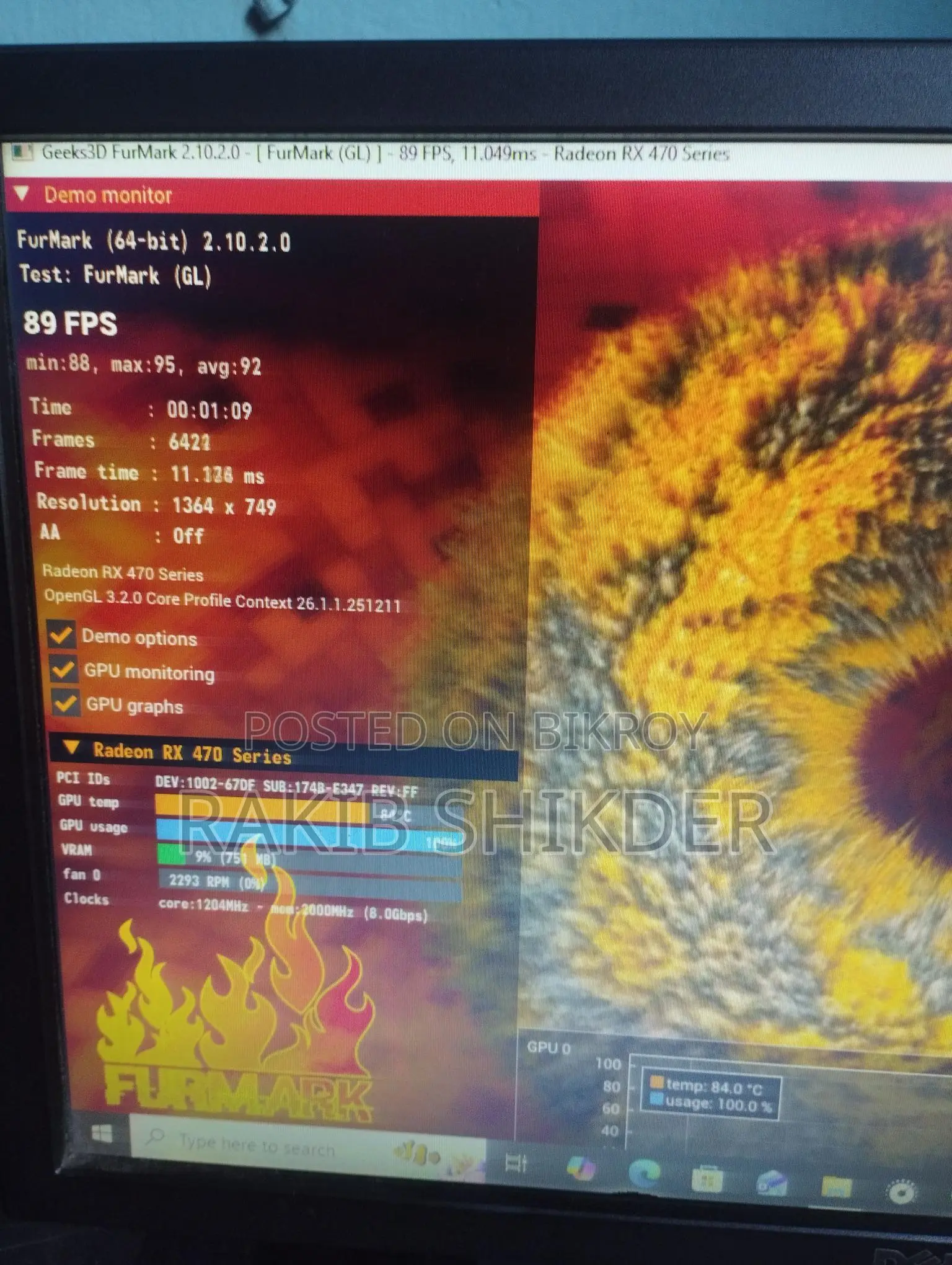 Sapphire Pulse Rx 470 8gb