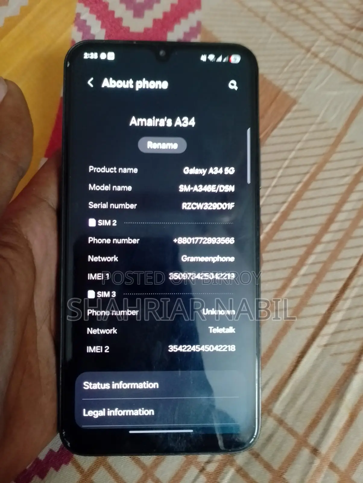 Samsung Galaxy A34 128 GB Black