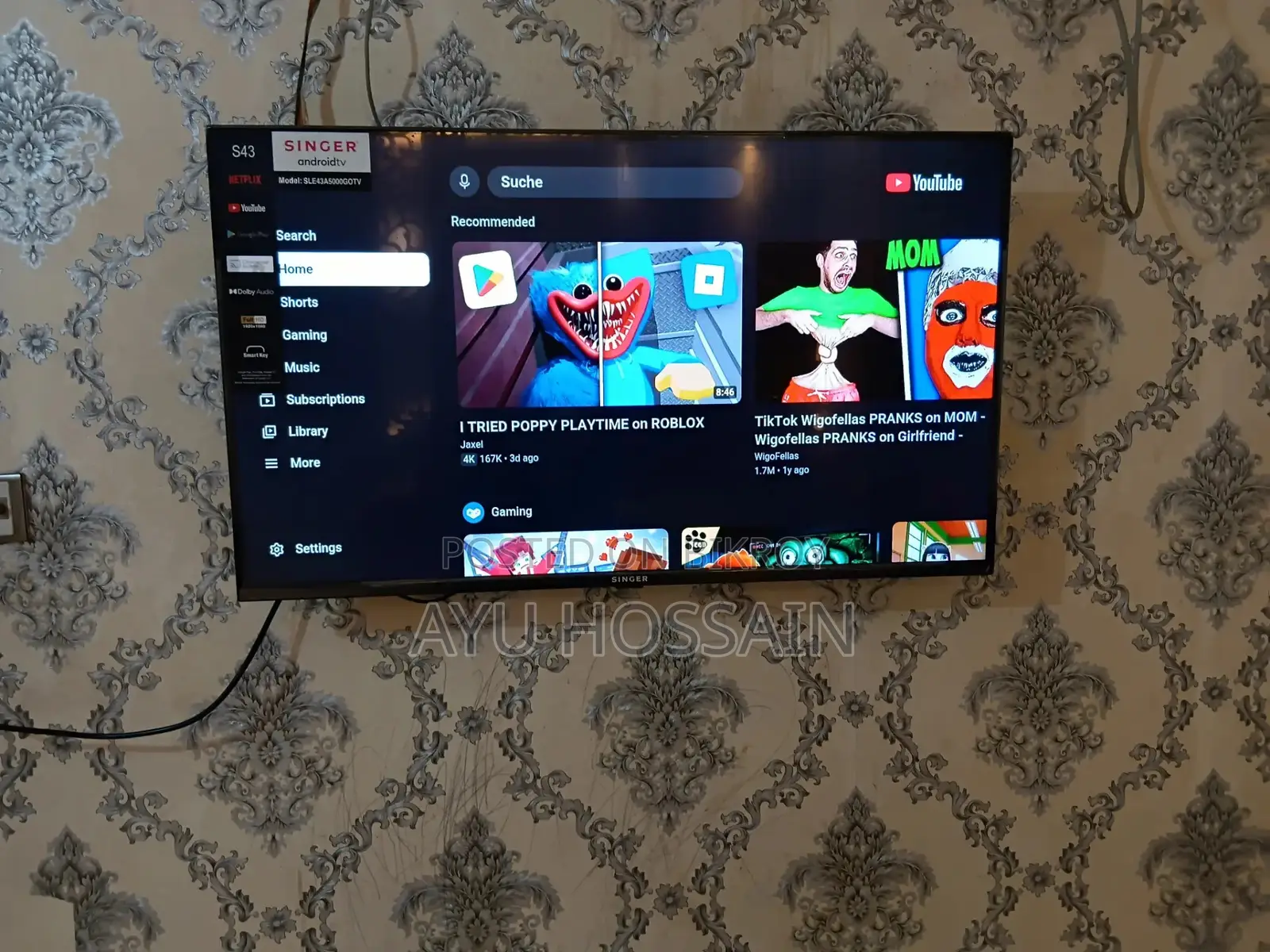 43" Singer TV