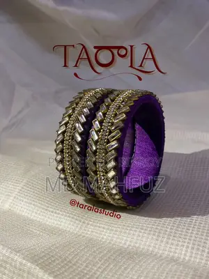 Handmade Kundan Bangles Size 22, 24, 26, 28