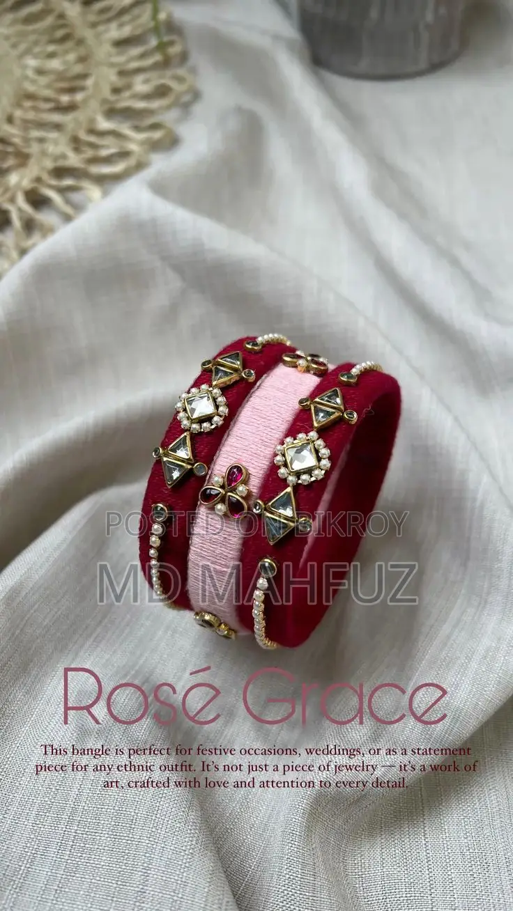 Handmade Kundan Bangles Size 22, 24, 26, 28
