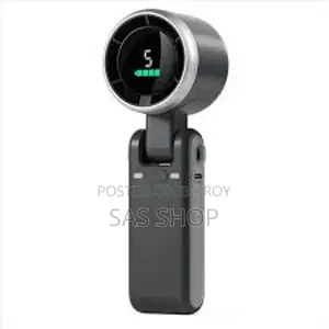 Rechargeable Mini Handheld Fan With Digital Display