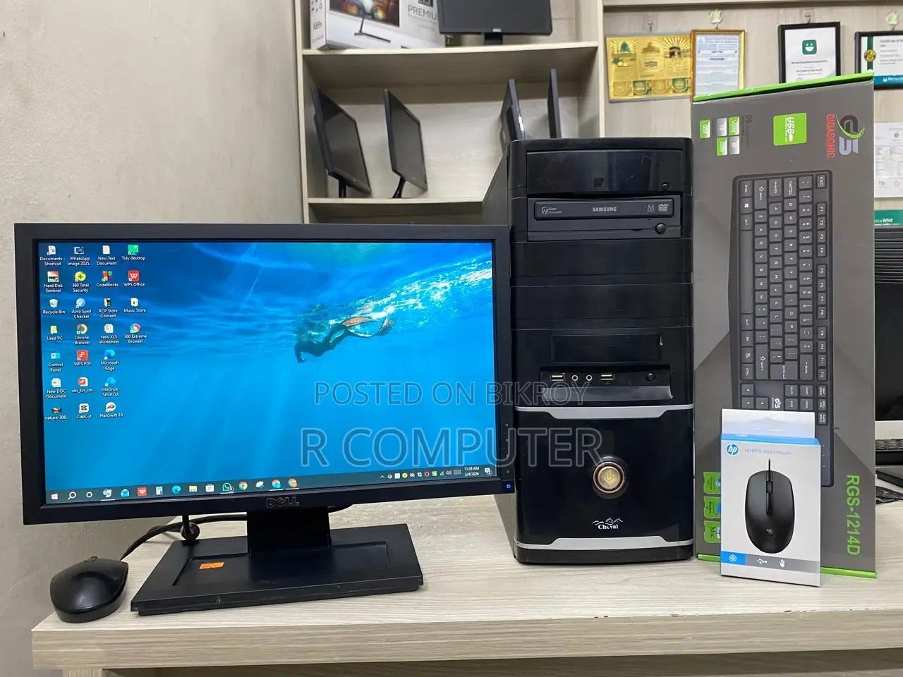 Intel Core i3 4th Gen Set | 4GB RAM 120GB SSD Dell 19" Monitor