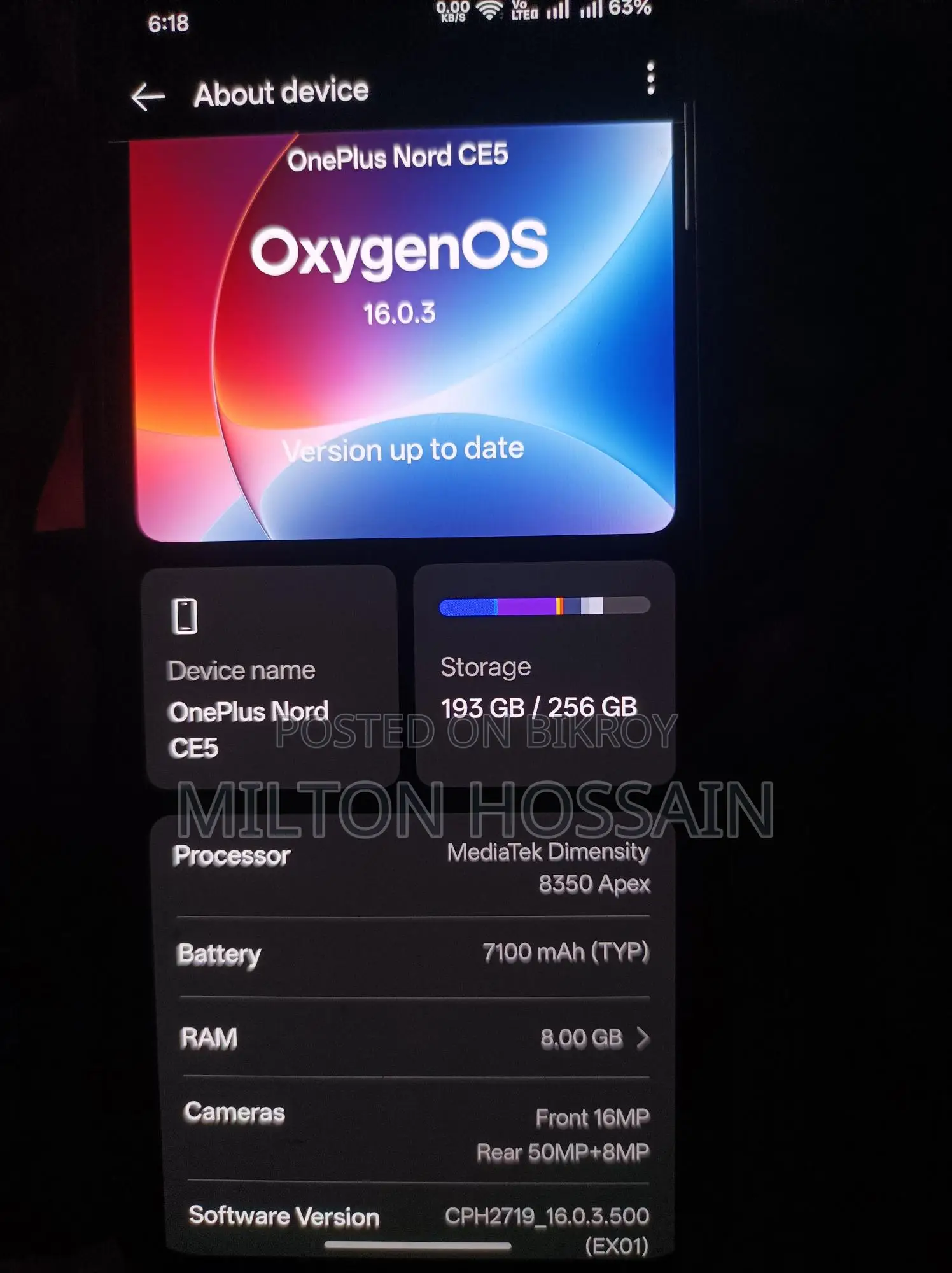 OnePlus Nord CE5 5G (Used)