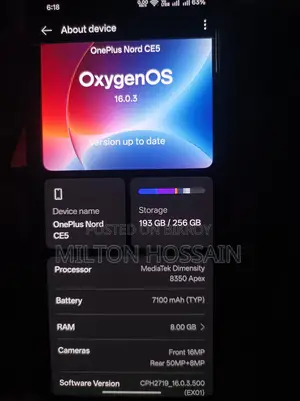 OnePlus Nord CE5 5G (Used)