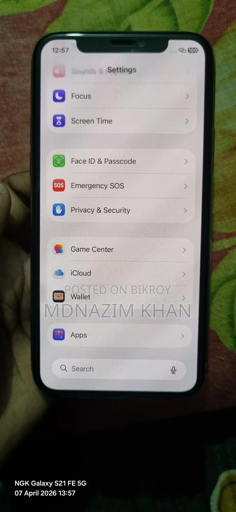 Apple iPhone 11 Pro . (Used)