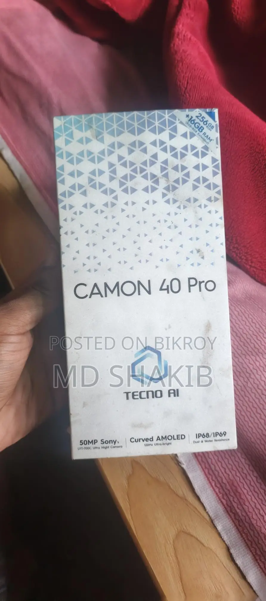 Tecno Camon 40 Pro full frash (Used)