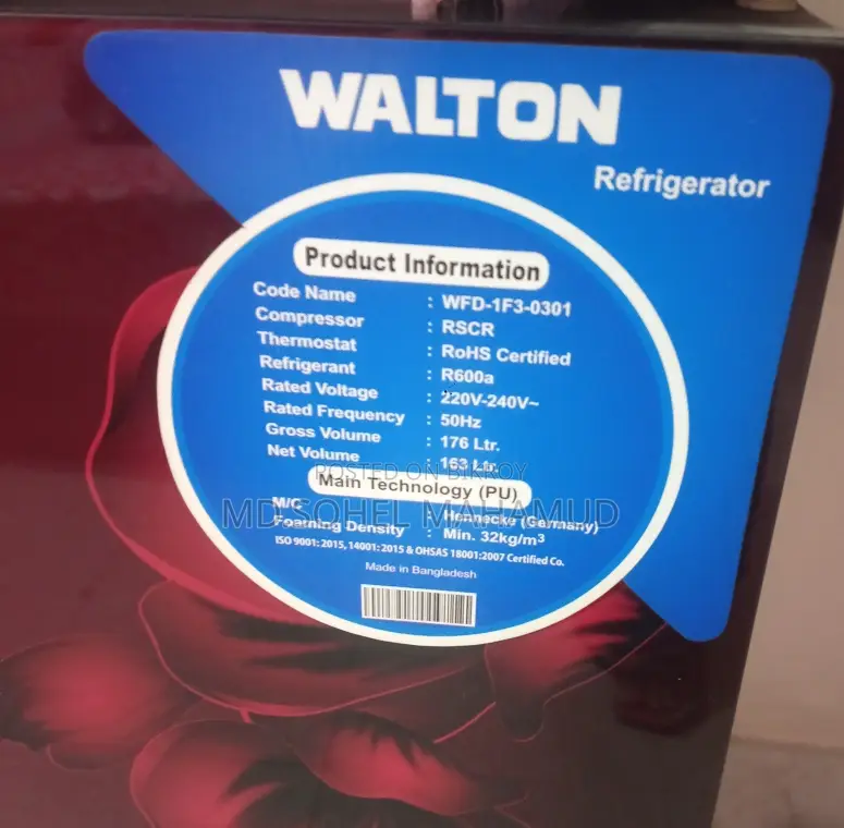 Buying a big fridge, so selling the small one