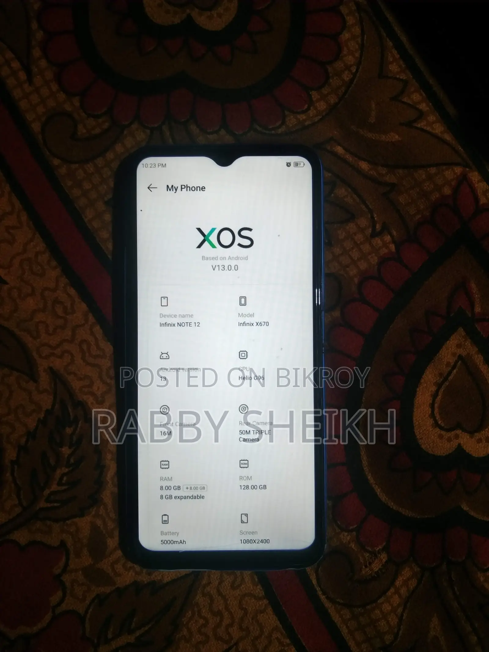 Infinix Note 12 / (Used)