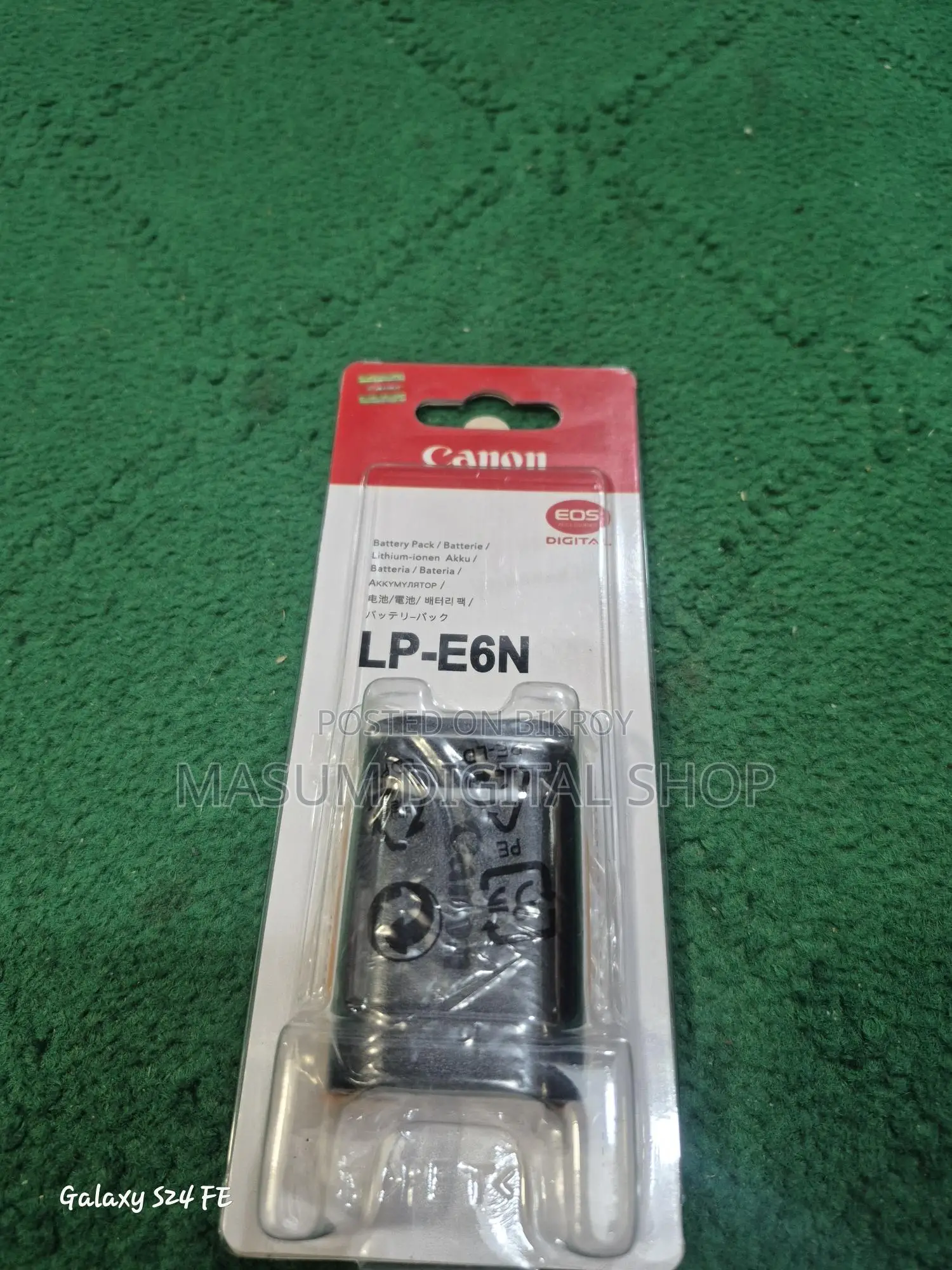 CANON LP E 6 BATTERY 80,90,6D,6D II,60D,70,ALL MODEL CAMERA