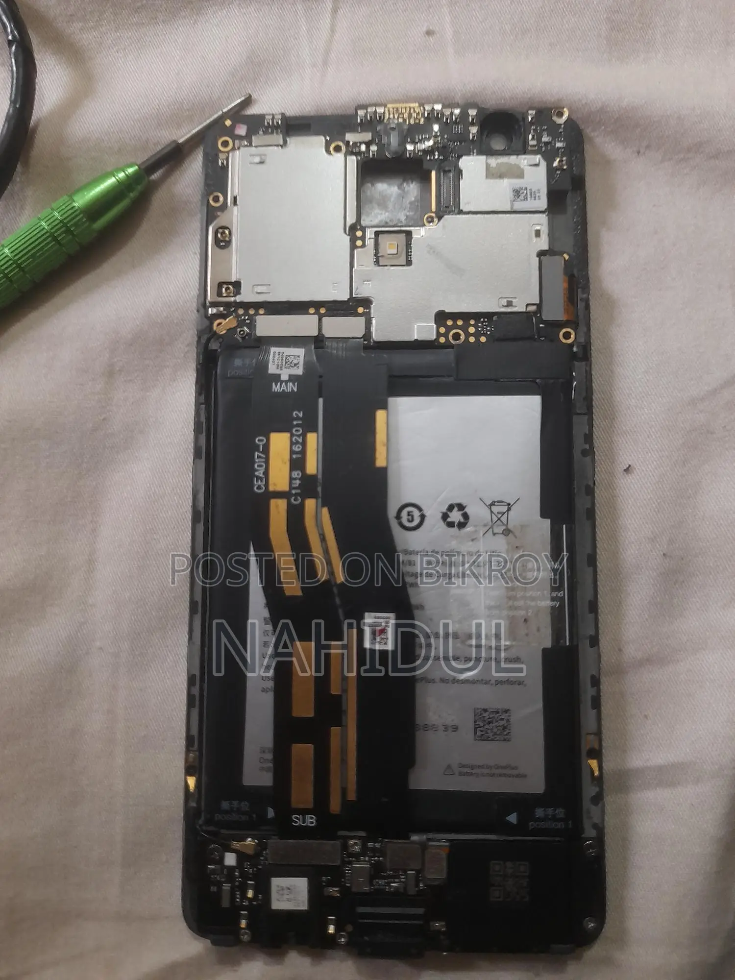 Oneplus 3 Parts Used